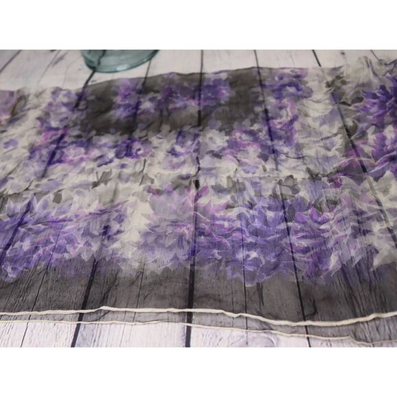 GORGEOUS Vintage Floral Head Scarf! - Picture 7 of 7